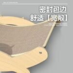 Crab cat bed, cat scratch board, hemp rope, cat nest integration, oversized cat reclining chair, wear-resistant, non-crumb, claw grinding cat sofa