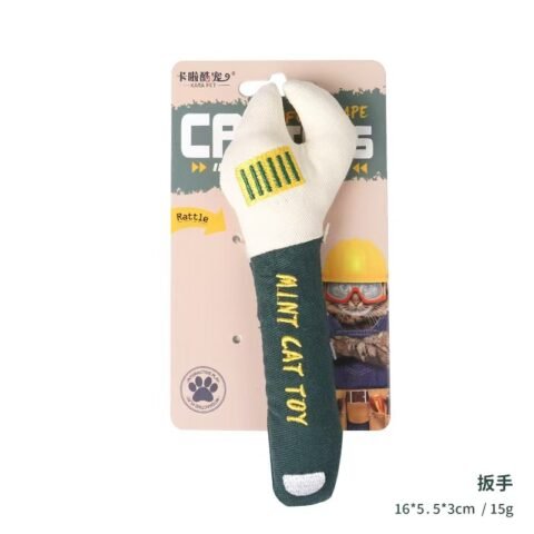 Kitten teeth grinding durable chew pet cat supplies（Wrench）