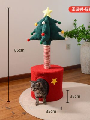 Christmas tree cat bed cat climbing frame small cat