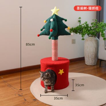 Christmas tree cat bed cat climbing frame small cat