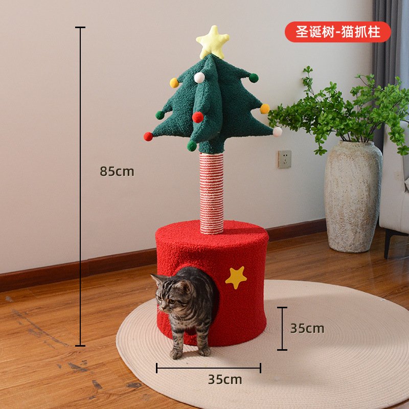 Christmas tree cat bed cat climbing frame small cat
